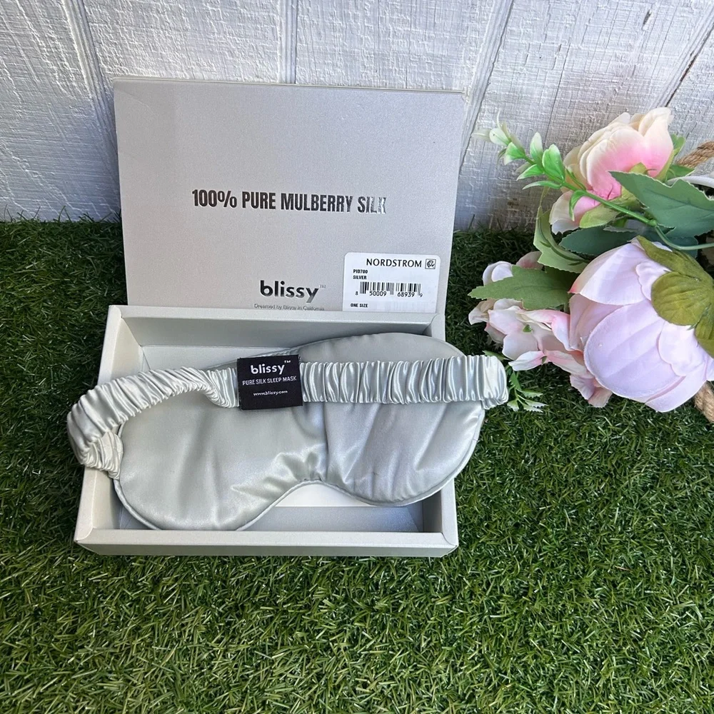 Blissy Silver Sleep Mask